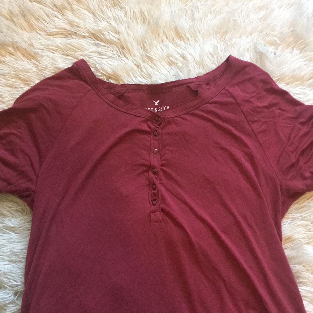 American Eagle Pink Shirt